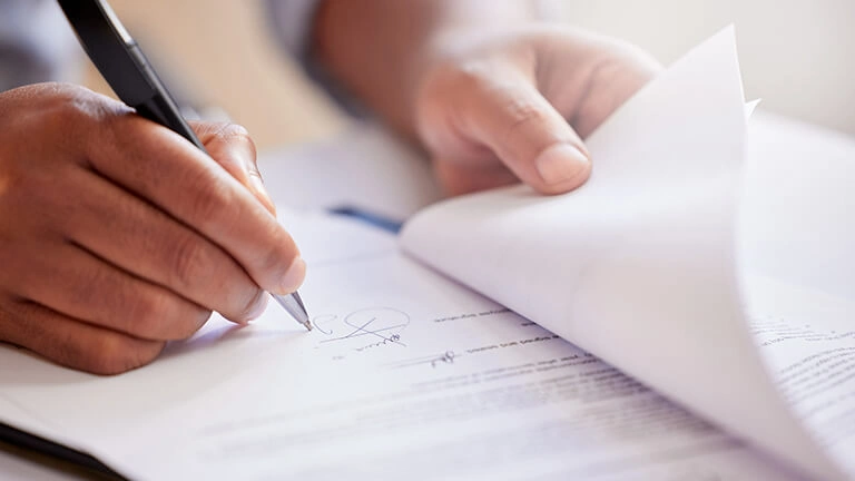 Step 2: Signing the Contract